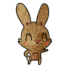 cute cartoon rabbit