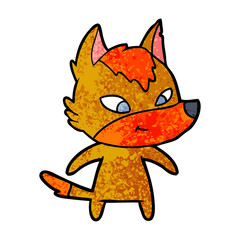 Obraz premium fox cartoon character