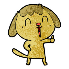 cute cartoon dog