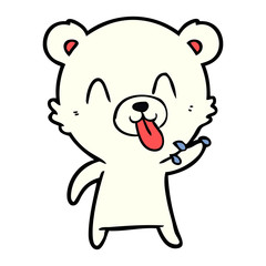 Obraz premium polar bear cartoon