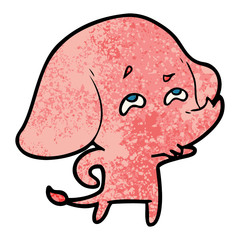 cartoon elephant remembering