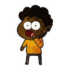 cartoon man gasping in surprise