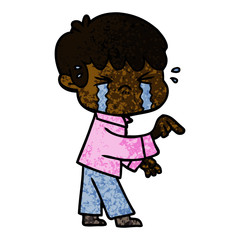 crying boy cartoon
