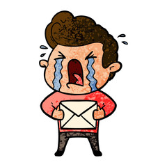 cartoon crying man