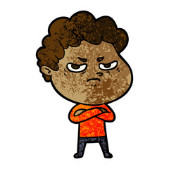 cartoon angry man