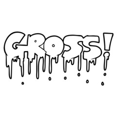 cartoon gross symbol