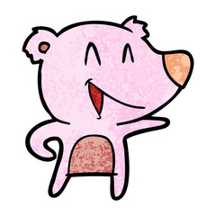 laughing bear cartoon