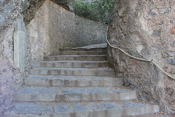 escalier en pierre