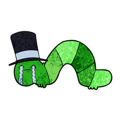 cartoon caterpillar obsessing over his regrets