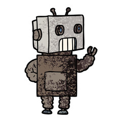 cartoon robot