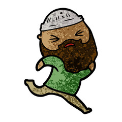 cartoon man with beard