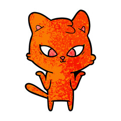 cute cartoon cat