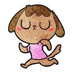 cute cartoon dog