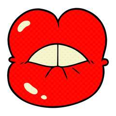 cartoon full lips