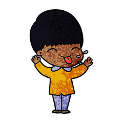 cartoon funny boy