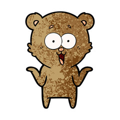 Obraz na płótnie Canvas bear cartoon character