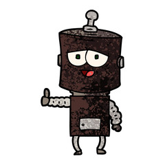 cartoon robot