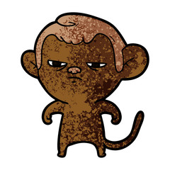 Fototapeta premium cartoon monkey