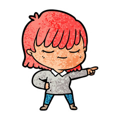 cartoon woman