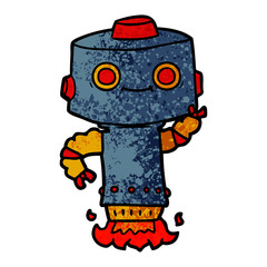 cartoon robot