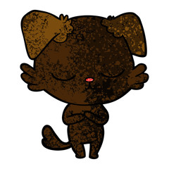cute cartoon dog