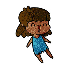cartoon woman