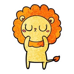 cartoon lion
