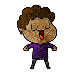 laughing cartoon man