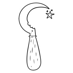 cartoon old sickle