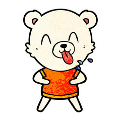 happy polar bear cartoon