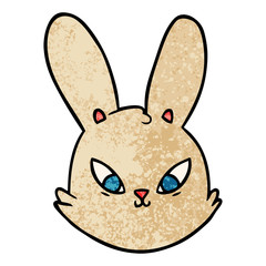 Obraz premium cartoon bunny face