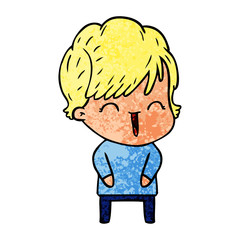 cartoon laughing woman