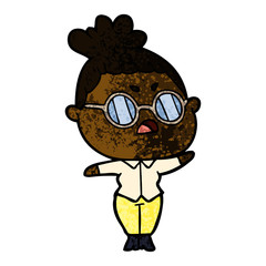 cartoon annoyed woman