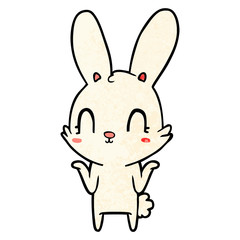 cute cartoon rabbit