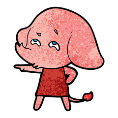 cartoon elephant remembering