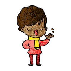 cartoon woman talking