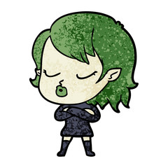 cute cartoon vampire girl