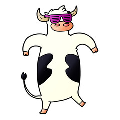 cartoon bull
