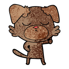 cute cartoon dog