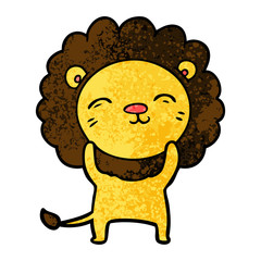 cartoon lion