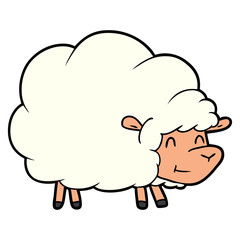 cartoon sheep