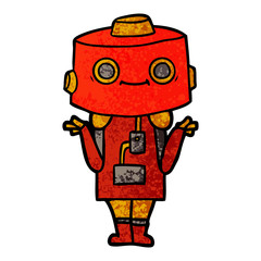 cartoon robot