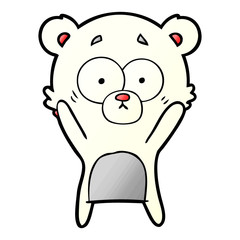 Obraz premium polar bear cartoon