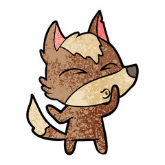 cartoon wolf whistling