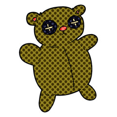 old teddy bear cartoon