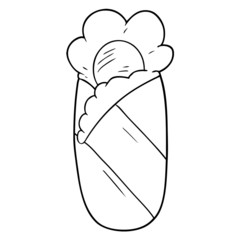 cartoon sleeping bag