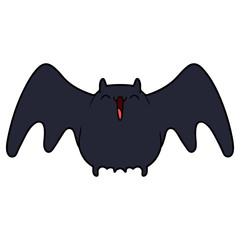 spooky cartoon bat