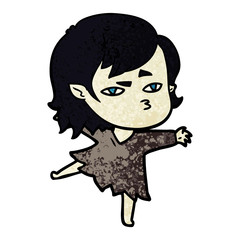 cartoon vampire girl
