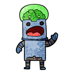 cartoon robot