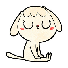 cute cartoon dog